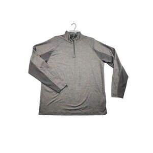 Puma Golf Men's Grey Heather Core 1/4 Zip Golf Popover Size Large